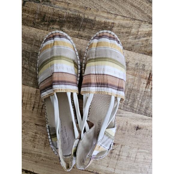 Eric Michael Espadrilles US 9 to 9.5 Striped EU 40 Bohemian Made in Spain - Picture 5 of 9